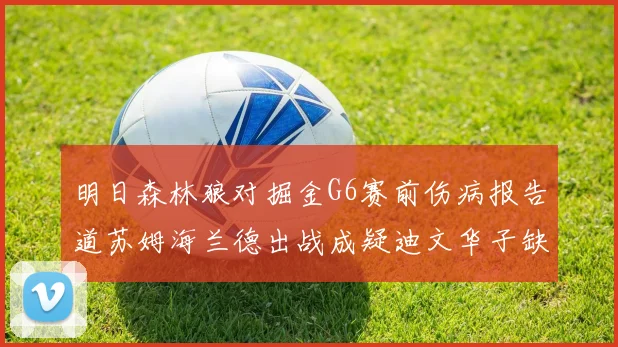 明日森林狼对掘金G6赛前伤病报告道苏姆海兰德出战成疑迪文华子缺阵